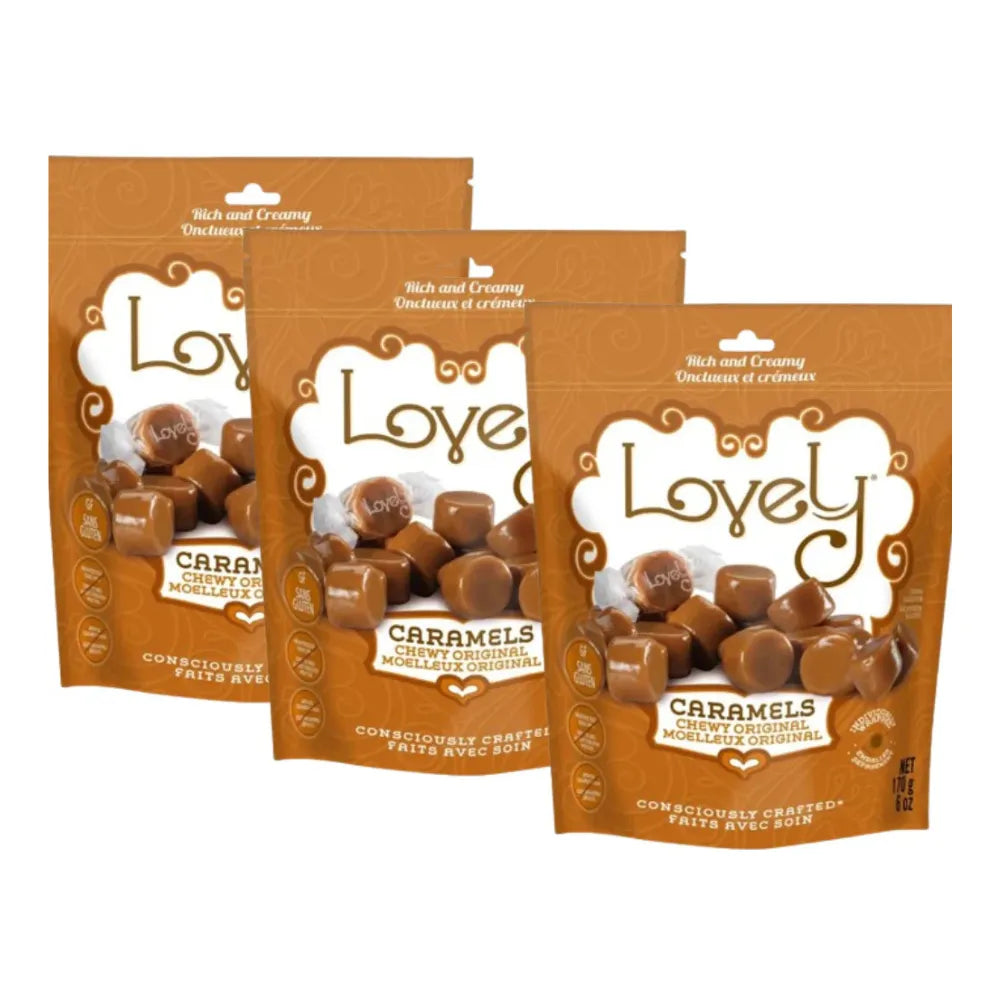 Original Caramels - Chewy Non-GMO Gluten-Free | Lovely Candy