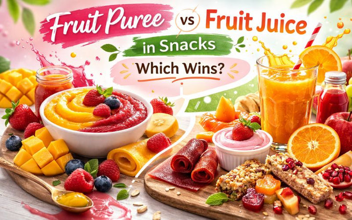 Fruit Puree vs Fruit Juice in Snacks: Which Wins?
