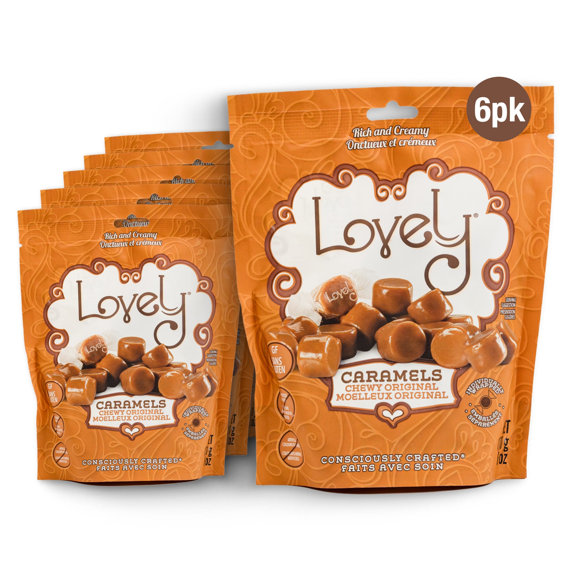 Original Caramels - Chewy Non-GMO Gluten-Free | – Lovely Candy Company