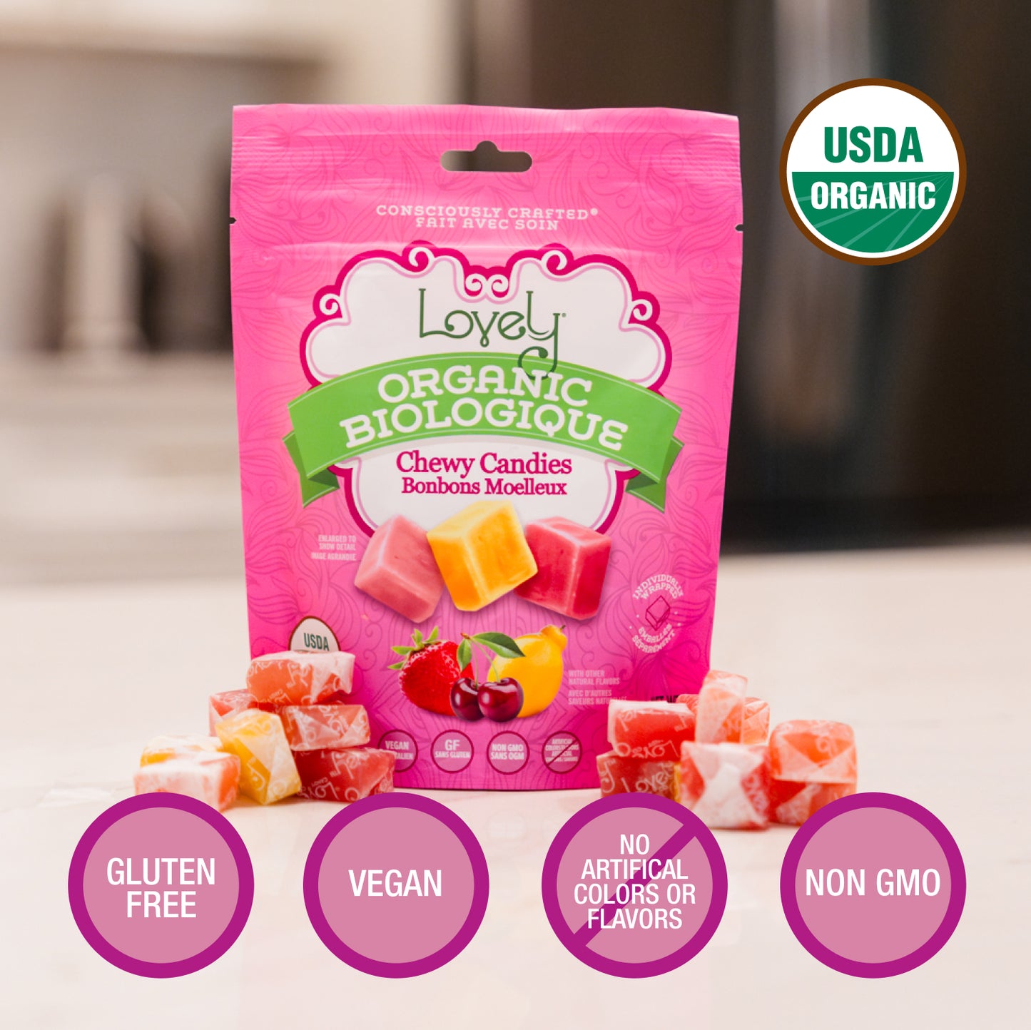 Organic Chewy Candies