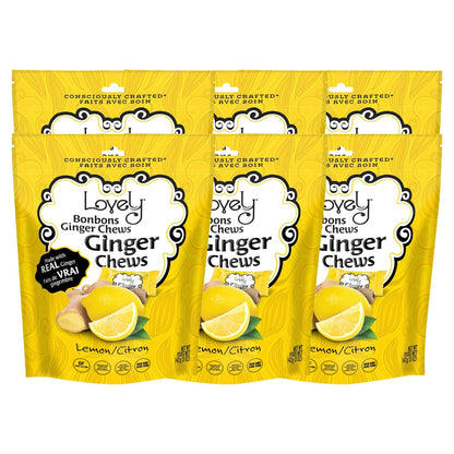 Lemon Ginger Chews