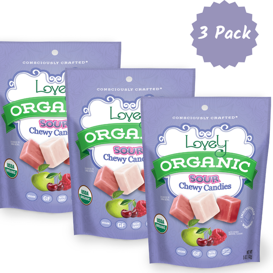 Organic Sour Chewy Candies